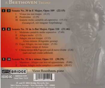 CD Ludwig van Beethoven: A Beethoven Trilogy (The Last Three Sonatas)   456772