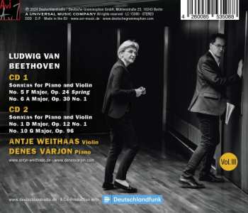 2CD Ludwig van Beethoven: Vol. 3. Violin Sonatas Nos 1, 5, 6 & 10 567896