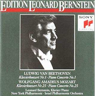 Album Ludwig van Beethoven: Edition Leonard Bernstein - Beethoven Klavierkonzert Nr. 1, Mozart Klavierkonzert Nr. 25