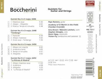 CD Luigi Boccherini: Guitar Quintets 93674