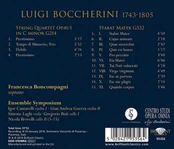 CD Luigi Boccherini: Stabat Mater G532; String Quartet Op. 41/1 G214 263853