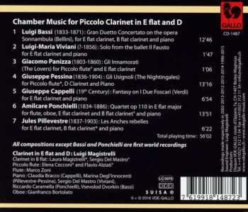 CD Amilcare Ponchielli: Chamber Music For Piccolo Clarinets In E Flat And D 557087