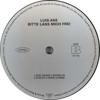 LP Luis Ake: Bitte Lass Mich Frei 607203