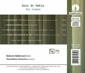 CD Luis de Pablo: Per Flauto 351920