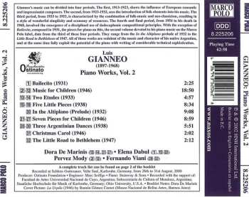 CD Dora De Marinis: Piano Works, Vol. 2: In The Altiplano / Three Argentinian Dances / Music For Children 616411