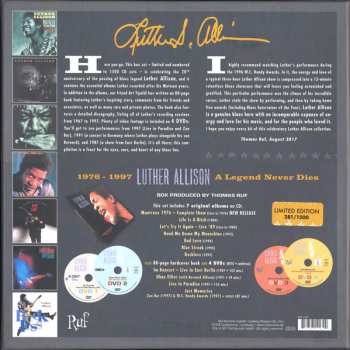 7CD/4DVD/Box Set Luther Allison: A Legend Never Dies (Essential Recordings 1976 - 1997) LTD | NUM 392536