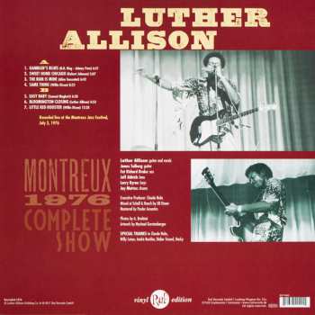 LP Luther Allison: Montreux 1976 - Complete Show CLR 574464