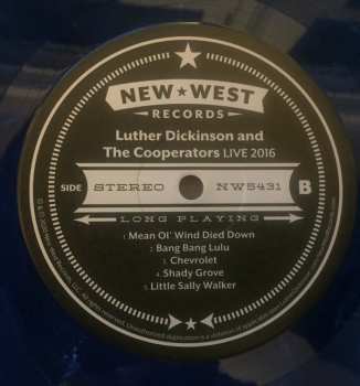 LP Luther Dickinson: Live 2016 CLR | LTD 591281