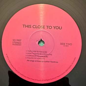 LP Luther: This Close To You 603650