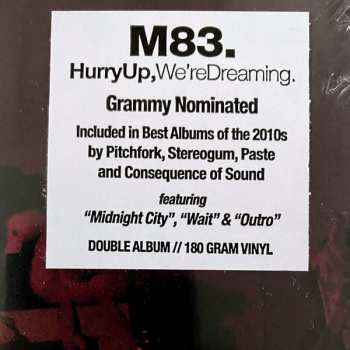 2LP M83: Hurry Up, We're Dreaming. 600943