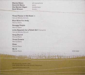 CD Maciej Obara Quartet: Three Crowns 305343