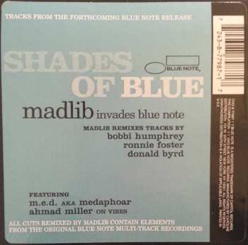 LP Madlib: Tracks From Shades Of Blue (Madlib Invades Blue Note) 641996