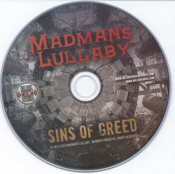 CD Madman's Lullaby: Sins Of Greed 547992