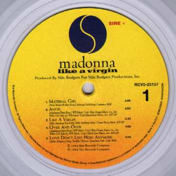 LP Madonna: Like A Virgin CLR | LTD 612579