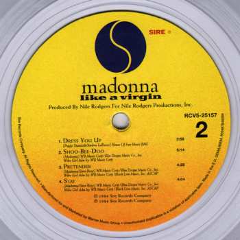 LP Madonna: Like A Virgin CLR | LTD 612579