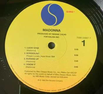 LP Madonna: Madonna 611803