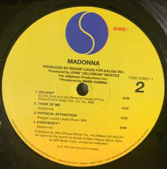 LP Madonna: Madonna 611803