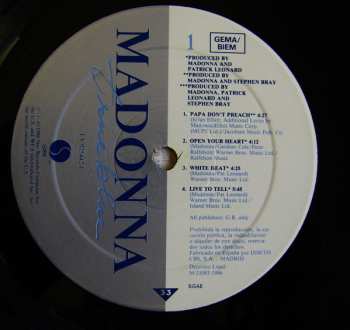 LP Madonna: True Blue 543134