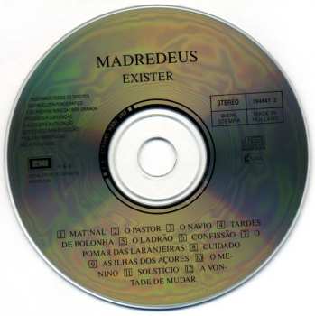 CD Madredeus: Existir 553356