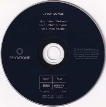 CD The Czech Philharmonic Orchestra: Czech Songs 549483