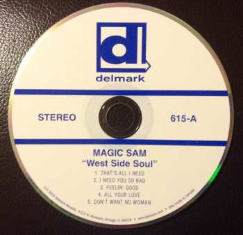 CD Magic Sam Blues Band: West Side Soul 614053