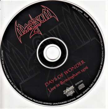 CD Magnum: Days Of Wonder 185623