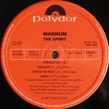 2LP Magnum: The Spirit 550233