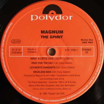 2LP Magnum: The Spirit 550233