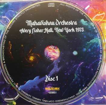 2CD Mahavishnu Orchestra: Avery Fisher Hall, New York 1973 618424