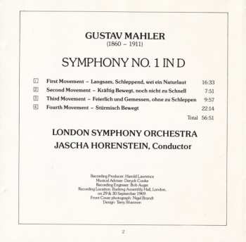 CD The London Symphony Orchestra: Symphony No. 1 526224