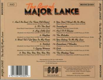 CD Major Lance: The Best Of Major Lance 645312