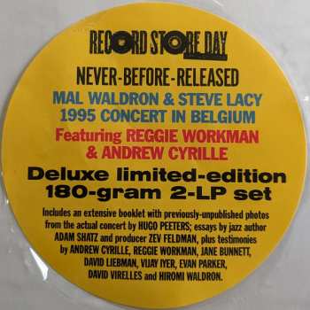 2LP Steve Lacy / Mal Waldron: The Mighty Warriors: Live In Antwerp DLX | LTD | NUM 558529