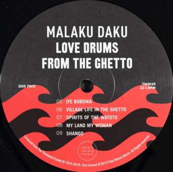 LP Malaku Daku: Love Drums From The Ghetto LTD 585261