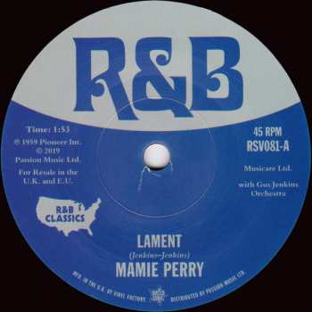 Album Mamie Perry: Lament / Little Annie