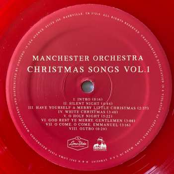 LP Manchester Orchestra: Christmas Songs Vol. 1 CLR 386245