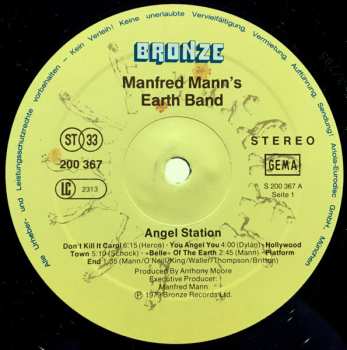 LP Manfred Mann's Earth Band: Angel Station 603221