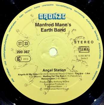 LP Manfred Mann's Earth Band: Angel Station 603221