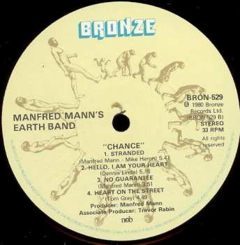 LP Manfred Mann's Earth Band: Chance 603327