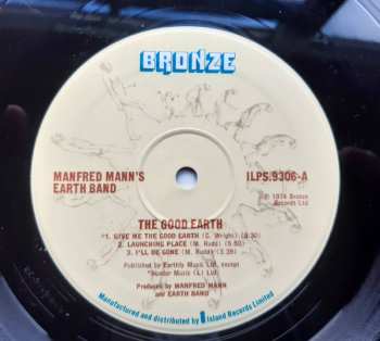 LP Manfred Mann's Earth Band: The Good Earth 669763