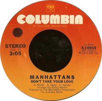 Album Manhattans: Don't Take Your Love