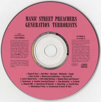 CD Manic Street Preachers: Generation Terrorists 13846