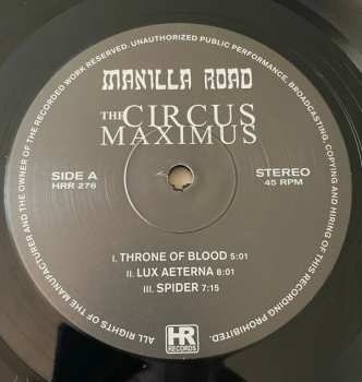 2LP Manilla Road: The Circus Maximus LTD 548205