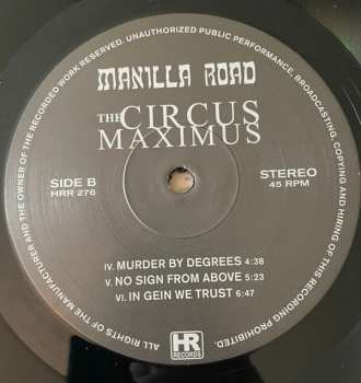 2LP Manilla Road: The Circus Maximus LTD 548205