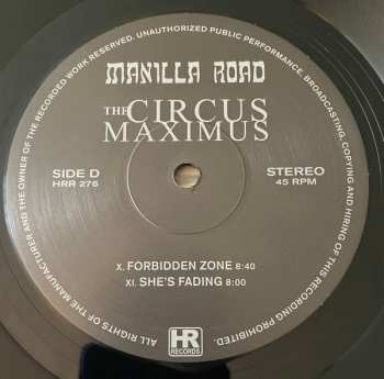 2LP Manilla Road: The Circus Maximus LTD 548205