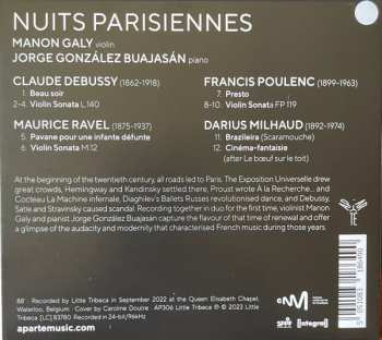 CD Jorge Gonzalez-Buajasan: Nuits Parisiennes 586809