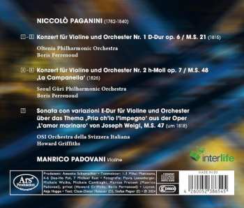 CD Niccolò Paganini: Concertos 1 & 2 / Weigl Variations – Paganini Live 566986