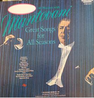 Album Mantovani: 90 Minutes With Mantovani:  Great Songs For All Seasons