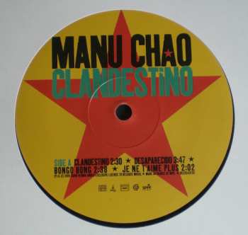 2LP/CD/EP Manu Chao: Clandestino (Esperando La Ultima Ola...) / Bloody Border LTD | CLR 58632