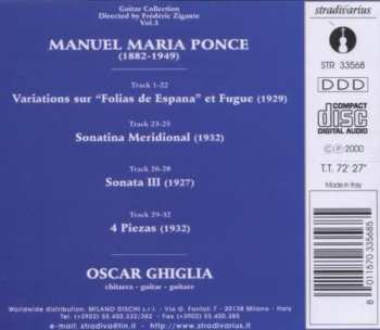 CD Manuel María Ponce Cuéllar: Variations Sur "Folias De España" Et Fugue, Sonatina Meridional, Sonata III, 4 Piezas 656885