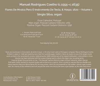 CD Manuel Rodrigues Coelho: Flores De Mvsica Pera O Instrvmento De Tecla, & Harpa (1620) Volume 1 587249